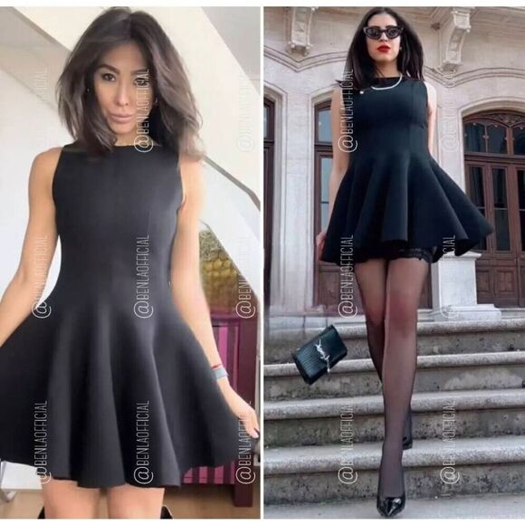 ZARA ZW COLLECTION SKATER DRESS - Picture 12 of 16